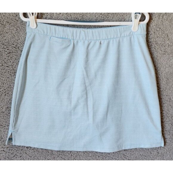 Peter Millar Women's E4 Wicking Pull On Skort Skirt Shorts Golf Tennis Blue Sz L - Picture 1 of 16